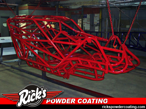 red-powder-coated-chassis