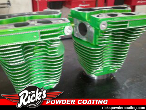 green-powder-coating