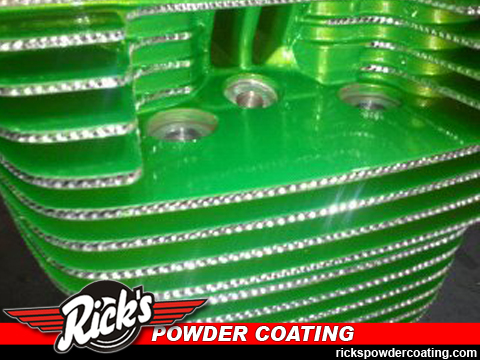 green-powder-coating