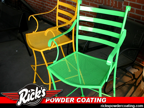 yellow-and-green-powder-coated-chairs